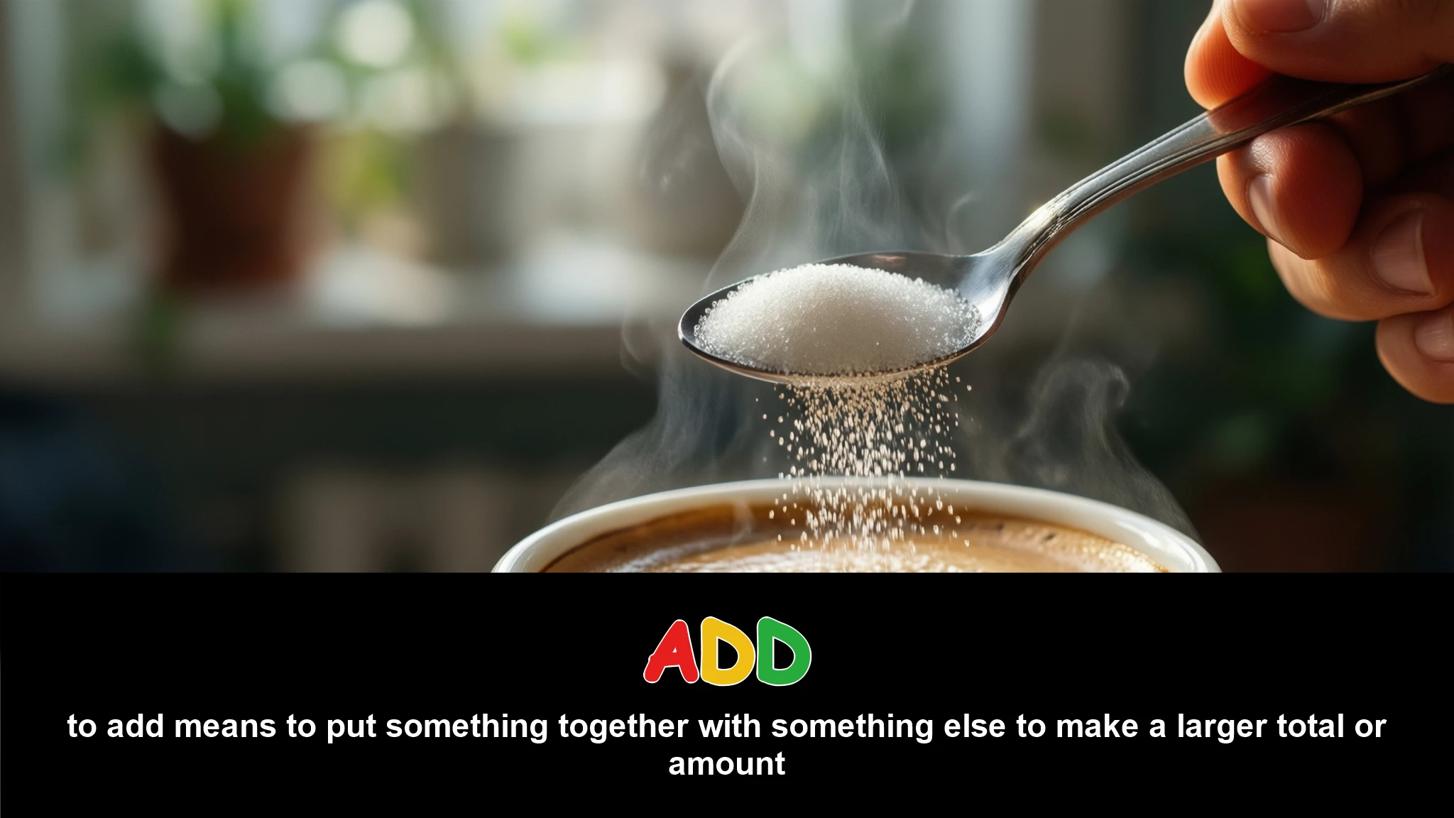 English Illustration for add